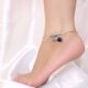 Stone Feather Kada Anklet Leg Foot Jewellery